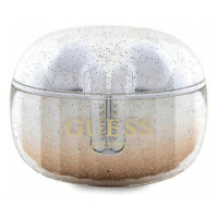 Tws Bluetooth sluchátka Guess Glitter Gradient s dokovací stanicí zlatá