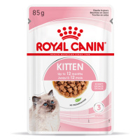 Royal Canin Kitten - jako doplněk: mokré krmivo 12 x 85 g Royal Canin Kitten v omáčce