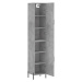 vidaXL Skříň highboard betonově šedá 34,5x34x180 cm kompozitní dřevo