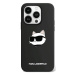 Kryt Karl Lagerfeld KLHMP15LSCHPPLK iPhone 15 Pro 6.1" black hardcase Silicone Choupette Head Ma