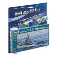 ModelSet loď 65128 - Battleship U.S.S. Missouri (WWII) (1:1200)