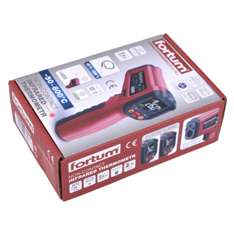 teploměr bezkontaktní IR průmyslový, se sondou Fortum