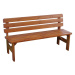 Tradgard Zahradní dřevěná lavice Viking 180 cm lakovaná R69942