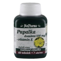 Medpharma Pupalka Dvouletá 500mg+vit.e Tobolek 67