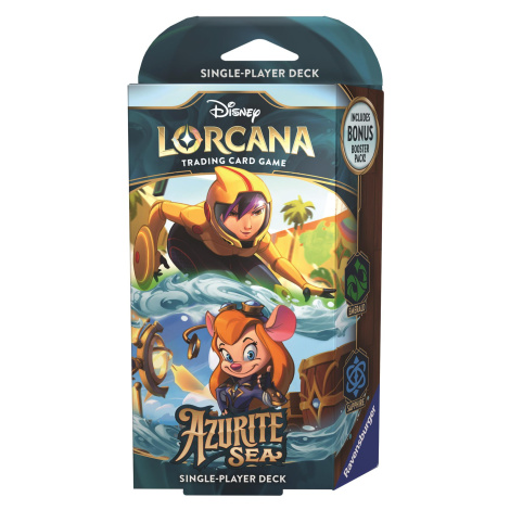 Disney Lorcana: Azurite Sea - Starter Deck Emerald & Sapphire RAVENSBURGER
