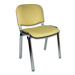 Konferenční židle ISO eko-kůže CHROM Okrová D28 EKO