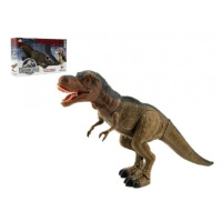 Teddies Dinosaurus chodící plast 40cm na baterie se světlem se zvukem v krabici