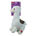 Hračka DOG FANTASY Stuffed Toy lama pískací mix barev 26 cm