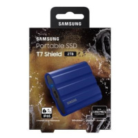 Samsung Externí SSD disk T7 Shield - 2 TB - voděodolný, prachuvzdorný, odolný pádu ze 3m, USB3.2