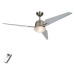 CasaFan Stropní ventilátor Eco Aviatos stříbrná 132 cm