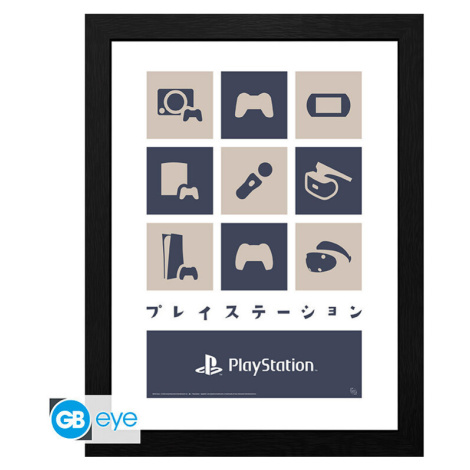 Obraz na zeď - Playstation - Hardware, 34.3 × 44.5 cm ABY STYLE