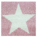 Ayyildiz koberce Dětský kusový koberec Kids 620 pink kruh Rozměry koberců: 120x120 (průměr) kruh