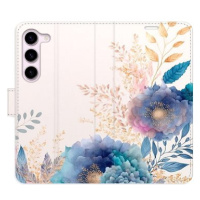 iSaprio flip pouzdro Ornamental Flowers 03 pro Samsung Galaxy S23 5G