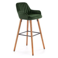 Barová židle Listerby tmavě zelená
