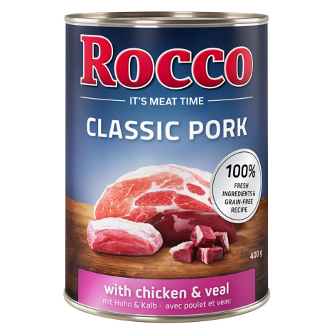 Vepřové maso Rocco Classic, 6 x 400 g - 5 + 1 zdarma - Kuřecí a telecí maso