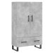 vidaXL Skříň highboard betonově šedá 69,5x31x115 cm kompozitní dřevo