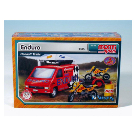 Monti Enduro Renault Trafic Stavebnice 1:3v krabici 22x15x6cm Teddies