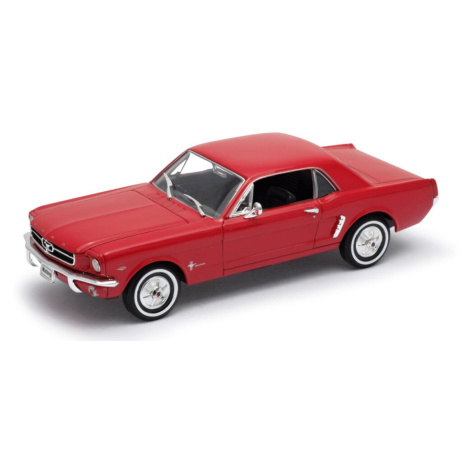 Kovový model 1:24 ford mustang coupe 1964 červený