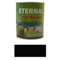 ETERNAL mat Revital - univerzální vodou ředitelná akrylátová barva 0.7 l Černá RAL 9005