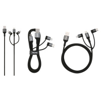 Tronic® Nabíjecí a datový kabel 3v1 (černá)