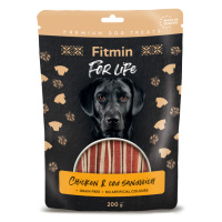 Fitmin For Life pochoutka Kuřecí sendvič treska pro psy 200g