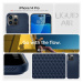 Spigen Liquid Air silikonové pouzdro na iPhone 14 PRO 6.1" Navy blue