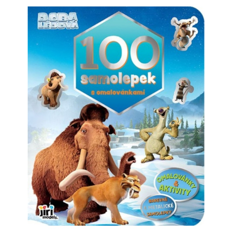 100 samolepek s omalovánkami Doba ledová JM - Jiří Models