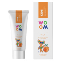 WOOM Kids Broskev Dětská zubní pasta 3-8 let 50 ml