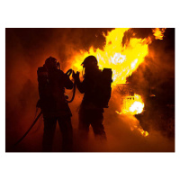 Fotografie Firefighter, Alain Bachellier, 40 × 30 cm