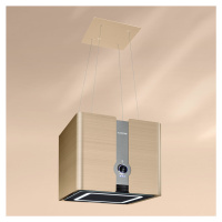 Klarstein Futurelight Smart, digestoř, 42 cm, ostrůvková, 420 m³/h, LED, nerezová ocel, černá