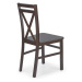 Dřevěná jídelní židle DARIUSZ 2 – masiv, více barev Tmavý ořech