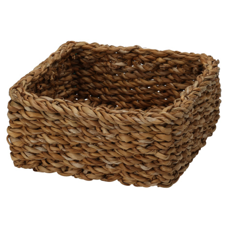 H&L Čtvercový košík z mořské trávy malý (18x18x8 cm, přírodní)