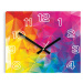 ModernClock Nástěnné hodiny Emotions barevné