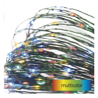 LED vánoční nano řetěz zelený, 15 m, venkovní i vnitřní, multicolor, časovač