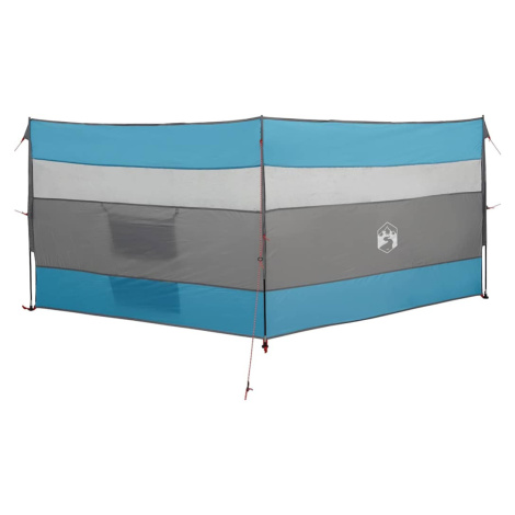 vidaXL Kempingový větrolam modrýue 340x130 cm Vodotěsný