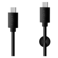 FIXED Datový a nabíjecí USB-C kabel s konektorem USB-C, USB 2.0 Černá