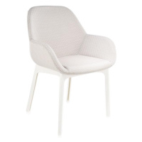 Kartell - Židle Clap Melange - béžová, bílá