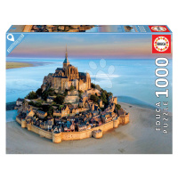 Puzzle Mont-Saint Michel Educa 1000 dílků a Fix lepidlo