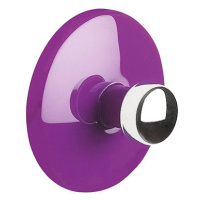 Spirella samolepící háček BOWL, fialový, ABS, průměr 50 mm