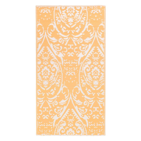 vidaXL Venkovní koberec ARAKIL oranžový a bílý 160 x 230 cm PP