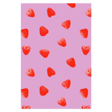 Ilustrace Raspberry heaven, Leemo, 26.7 × 40 cm