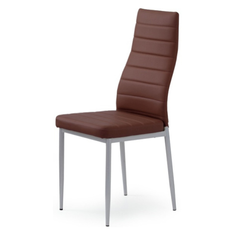 Jídelní židle SCK-70 tmavě hnědá/šedá