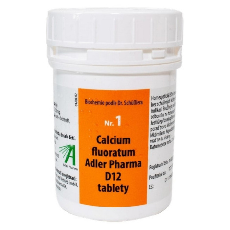 ADLER PHARMA Nr.1 Calcium fluoratum D12 400 tablet