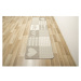 Protiskluzový kuchyňský koberec Flex 19053/111 béžový