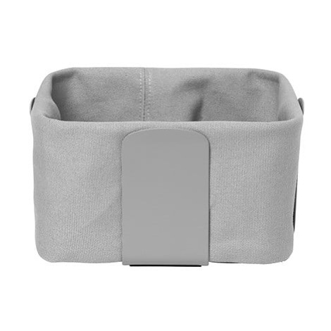Světle šedý textilní košík na chléb Blomus Bread, 20 x 20 cm