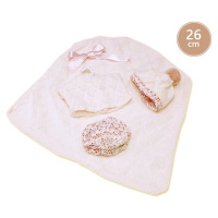 Llorens M26-294 obleček pro panenku miminko NEW BORN velikosti 26 cm