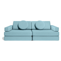 Rozkládací dětská pěnová pohovka a bunker SHAPPY PLAY SOFA ORIGINAL více barev Barva: Sky Blue