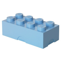 LEGO® box na svačinu 8 - světle modrá 100 x 200 x 75 mm