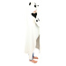 COZY NOXXIEZ - BL823 Panda - hřejivá deka s kapucí se zvířátkem a tlapkovými kapsami