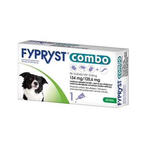 Fypryst Combo spot on pes 10-20 kg 1 × 1,34 ml